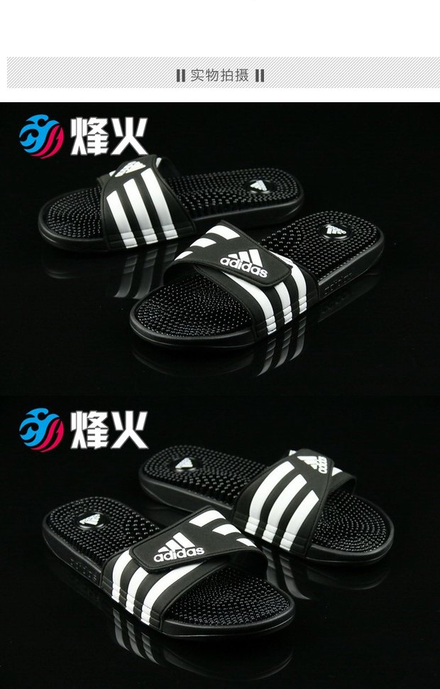 Bonfire Sports Adidas Adissage Slides Velcro Dép thể thao 078261 078260 dép da nam