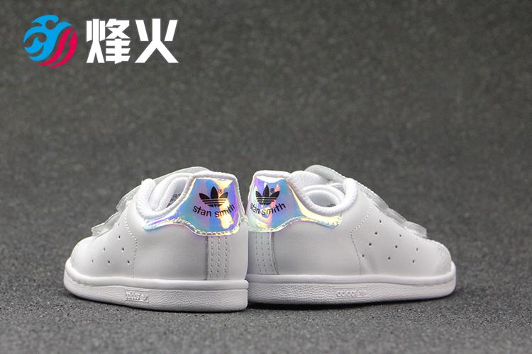 Campfire Sports Adidas Kids Shoes Giày thông thường Giày thể thao Giày trắng AQ6274 BZ0520 - Giày dép trẻ em / Giầy trẻ giày trẻ em