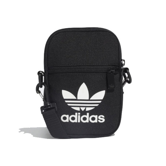 Adidas Adidas clover black and white classic large LOGO cross-body shoulder bag EI7411BK6730