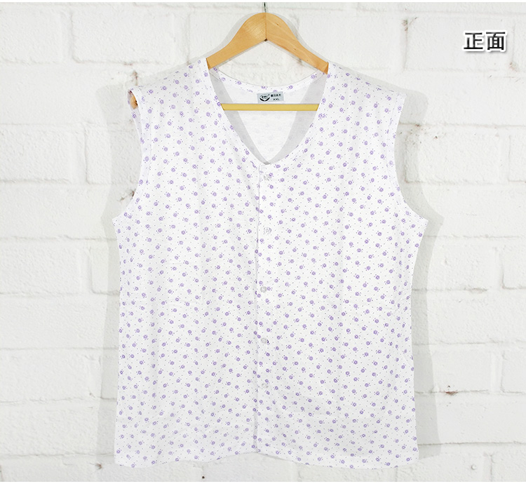 Của phụ nữ bông cardigan cộng với chất béo kích thước lớn trung niên người già không tay cặp mở đồ lót áo lớn dệt kim cotton vest áo len đôi