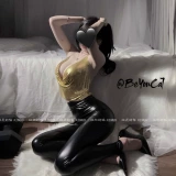 Металлический бюстгальтер-топ для спортзала, блестки для ногтей, штаны, с открытой спиной, с лямками