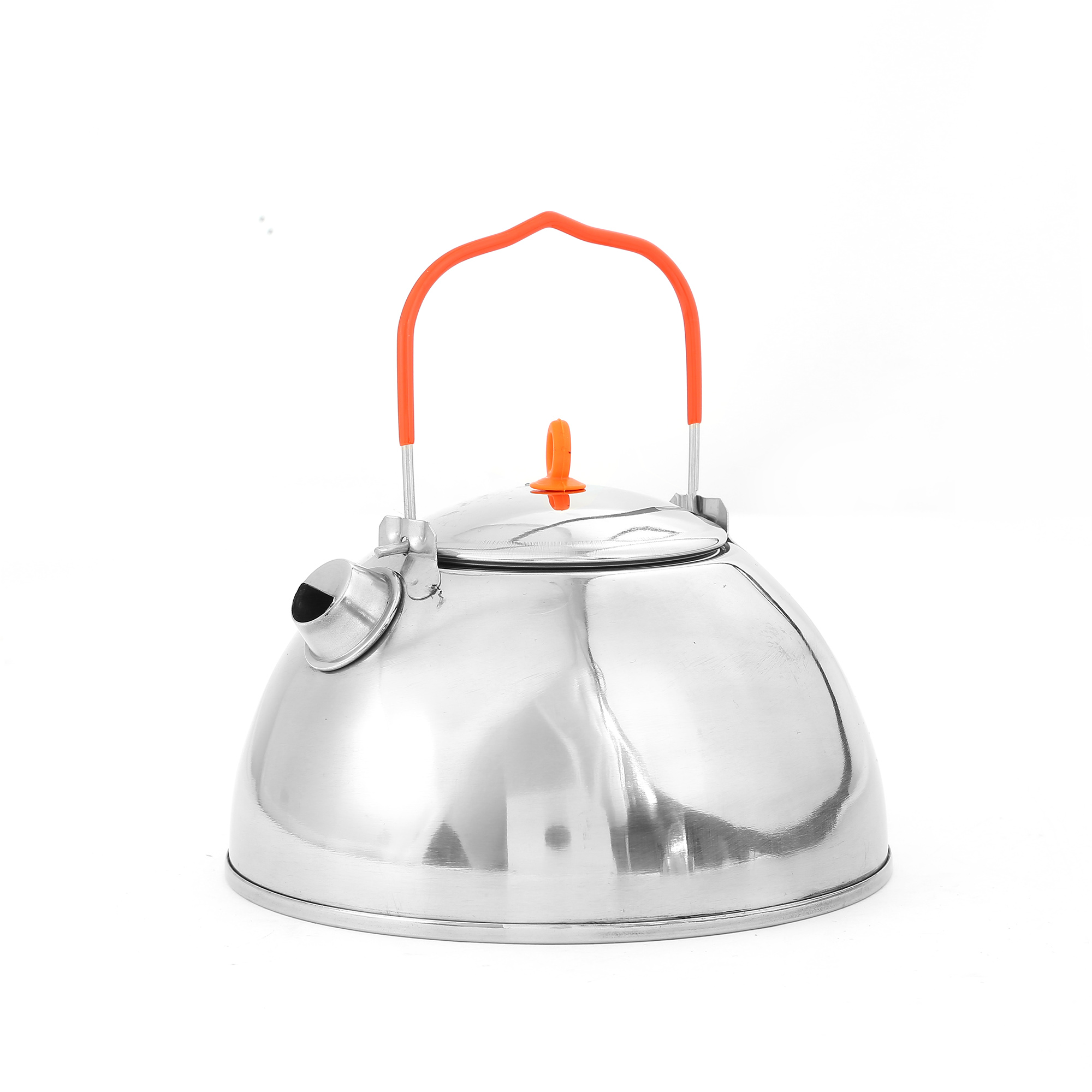 BRS-TS07 stainless steel teapot 1 1L outdoor camping portable stainless steel kettle camping coffee teapot