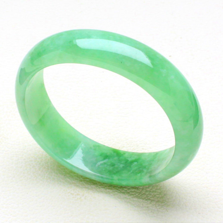 Myanmar Old pit A goods emerald bracelet Guido Oval Jade Bracelet Emerald Jade Bracelet Small jade bracelet with certificate