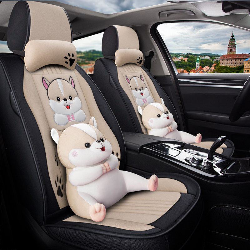 2020 Geely Новый Emgrand GS Boyue GL Vision X3X6 с льняной подушкой для автокресла, специальный чехол для сиденья Four seasons, все включено Изображение 1
