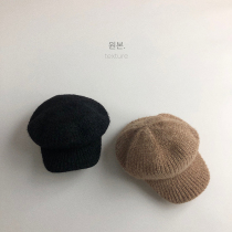 Knock foreign atmosphere ~ Korean version 20 new childrens chenille Bailey hat knitted men and women tide retro literary wind autumn and winter