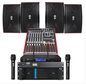 Kaifu frog (KFW) PW-200 150-200 square meters conference audio set eight-way mixer