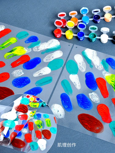 Квадратная прозрачная детская подвеска для раннего возраста из ПВХ, DIY