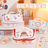 Детская ручка, вместительный и большой милый высококачественный пенал для школьников, популярно в интернете