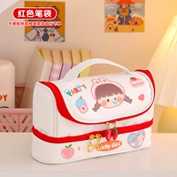 Красная клубника с молнией, подвеска, наклейка