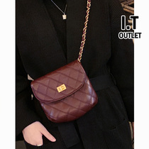 Hong Kong leather fonck2022 new high-quality texture niche design messenger chain small bag women