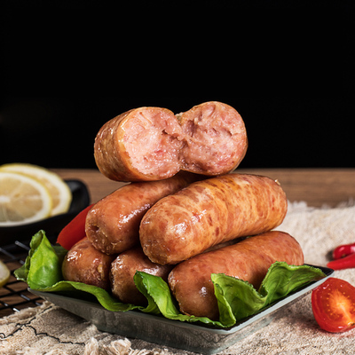 稻麦香火山石烤肠纯肉正宗台湾风味台式黑胡椒玉米地道肠热狗家用