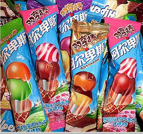 Multi-Province Alp Twin Enjoy double Twin Taste Lollipop 6 Taste 48 Only-Taobao