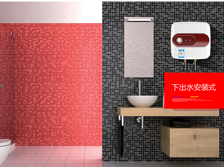 bình nước nóng Trang chủ Smith Kitchen Po trữ nước loại 15 lít lên xuống nước nóng loại nóng nóng bếp nhỏ máy nước nóng điện giá máy năng lượng mặt trời