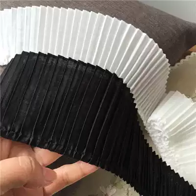 1 meter price 8 cm 12 cm black T C blended organ pleated clothing cuffs neckline skirt lace auxiliary decoration