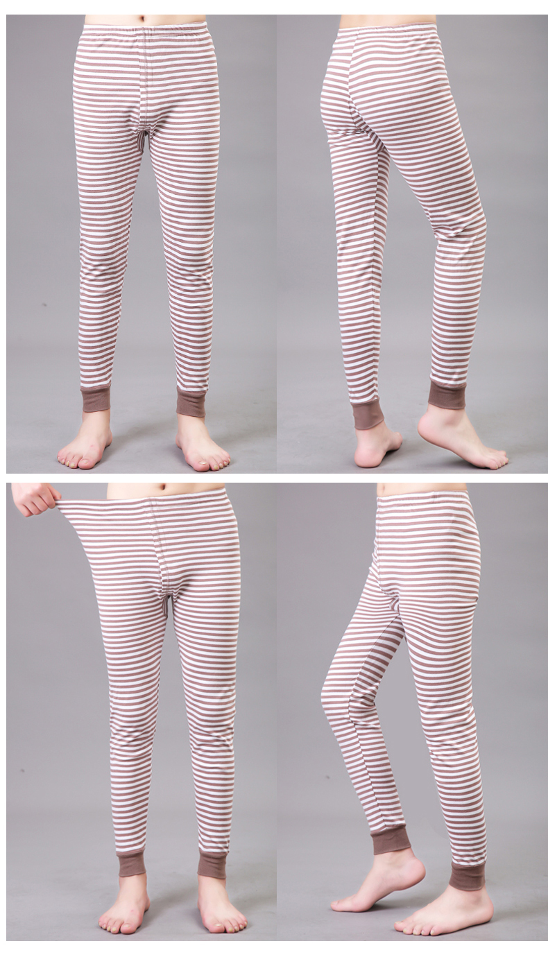 Thanh thiếu niên quần cotton mùa thu quần nam học sinh trung học học sinh lớn trẻ em sọc lỏng quần len mỏng phần quần ấm quần giữ nhiệt nam đá bóng