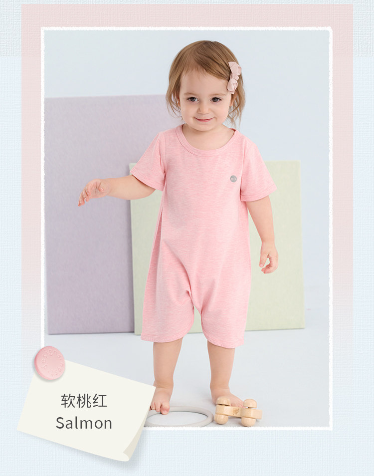 Nest Designs婴儿短袖连体衣春夏新生儿衣服宝宝包屁衣哈衣爬服 — 19