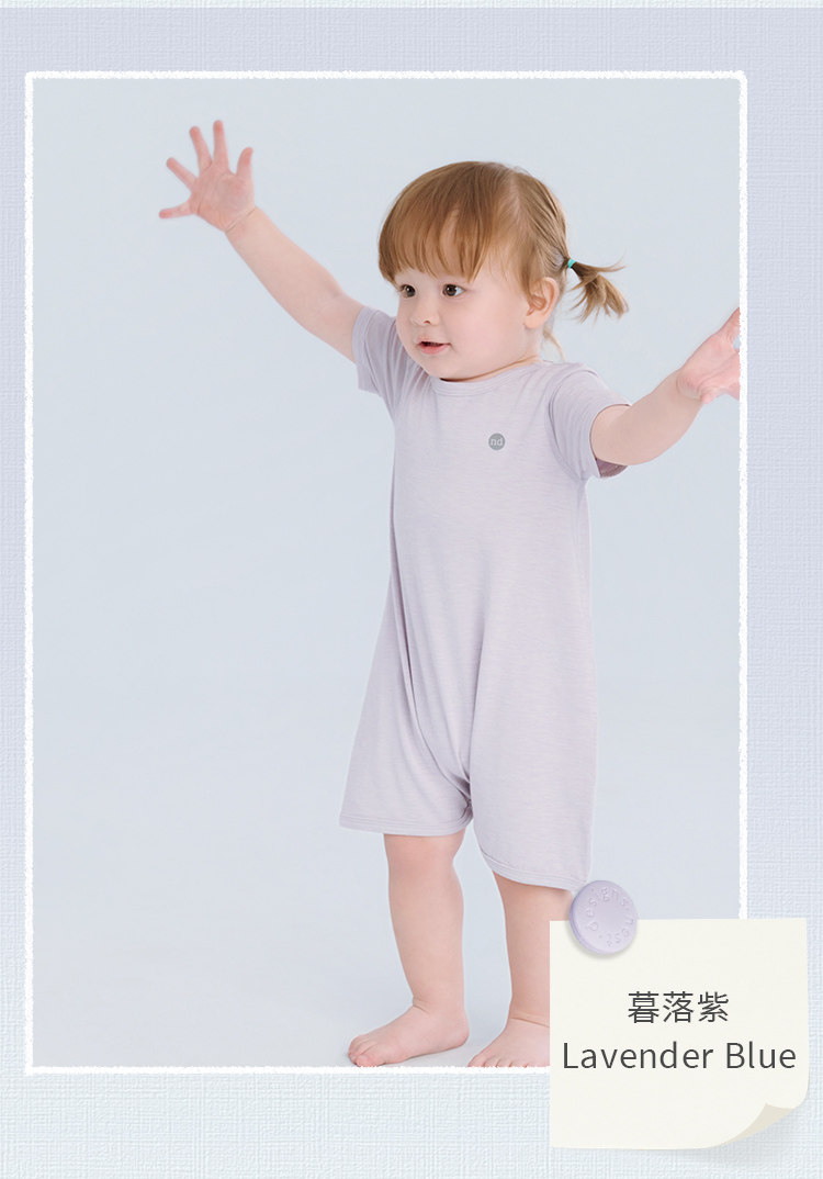 Nest Designs婴儿短袖连体衣春夏新生儿衣服宝宝包屁衣哈衣爬服 — 16
