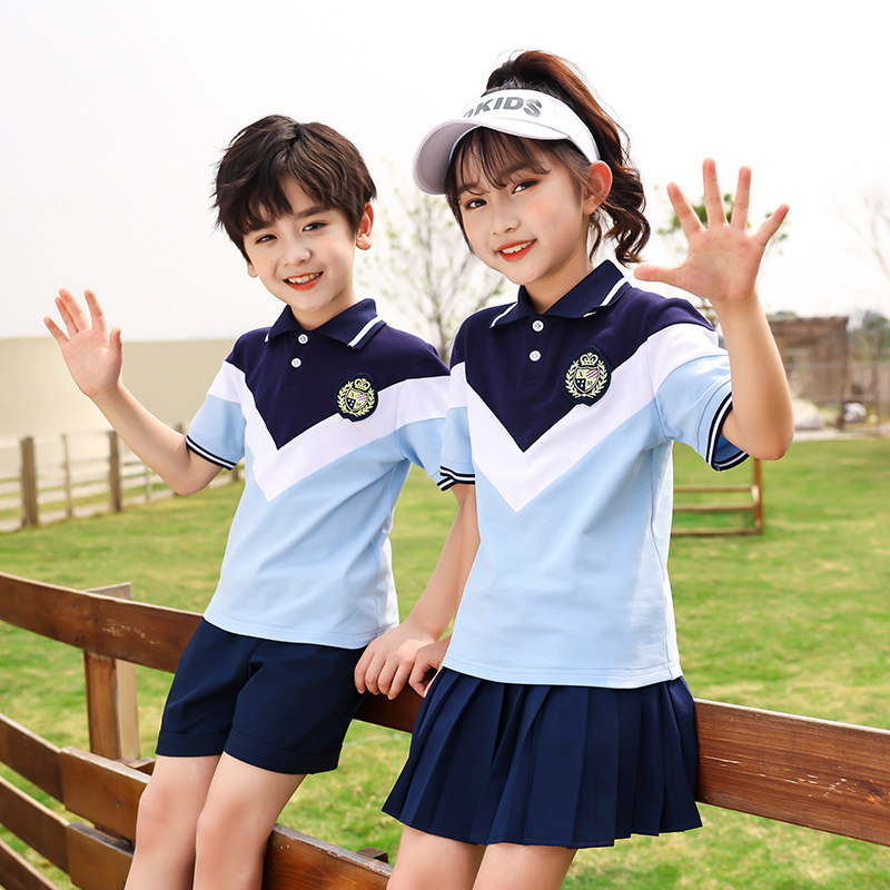 Summer clothes, primary school students' class clothes, children's graduation photo class clothes, new kindergarten clothes, June 1 performance clothes, chorus clothes