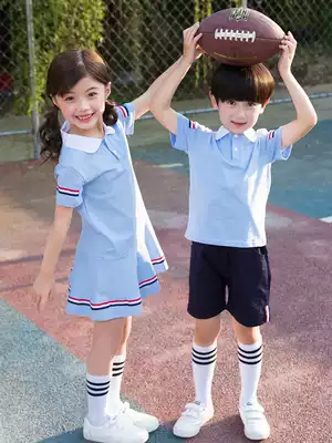Kindergarten garden clothes summer clothes children autumn class clothes summer sports short sleeves cotton spring and autumn school uniforms