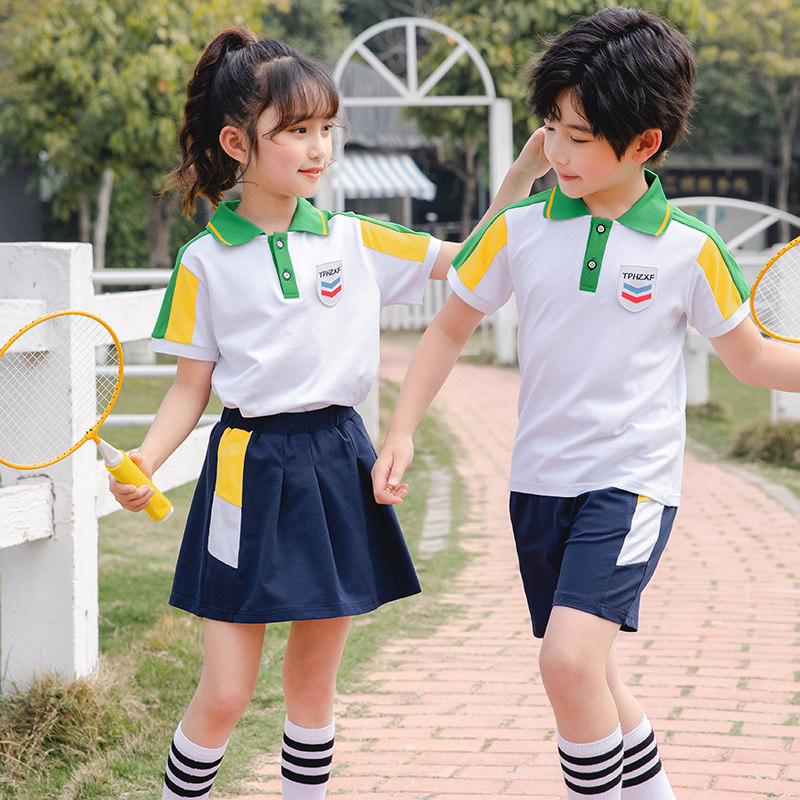 Kindergarten Garden Suit Summer Clothing 2022 New Children Class First Grade Summer Sportswear Suit Elementary School Uniforms
