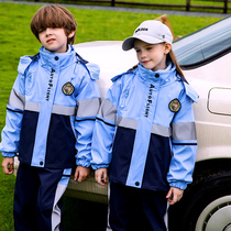 Pupil school uniform spring and autumn suit children's new class uniform sports three-piece English wind kindergarten clothing customized