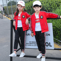 Kindergarten garden clothes spring and autumn 2020 new school uniforms for primary school students spring sports pure cotton suit first grade class clothes