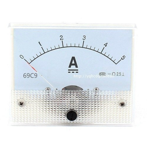 69C9 Тип указателя DC ток Meter 1A2A3A10A50A100A500MA AMPER