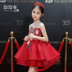 Trẻ em váy công chúa váy cô gái fluffy hoa cô gái váy cưới chủ trang phục màu đỏ trang phục dạ hội mùa hè - Váy trẻ em set bộ vest bé trai kèm cavat Váy trẻ em