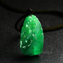 1 Veteran emerald Myanmar a goods jade bracelet Jade Buddha Pendant Jade Buddha Pendant Necklace Bracelet Safe button ring Custom