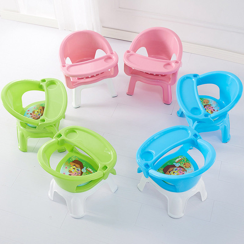 Good child plastic kindergarten chair thickened baby call chair back chair dining chair small bench seat