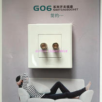 Bulls Panel Switch One Speaker Socket G06T106 Home Speaker Panel Type 86 Hiding Speaker