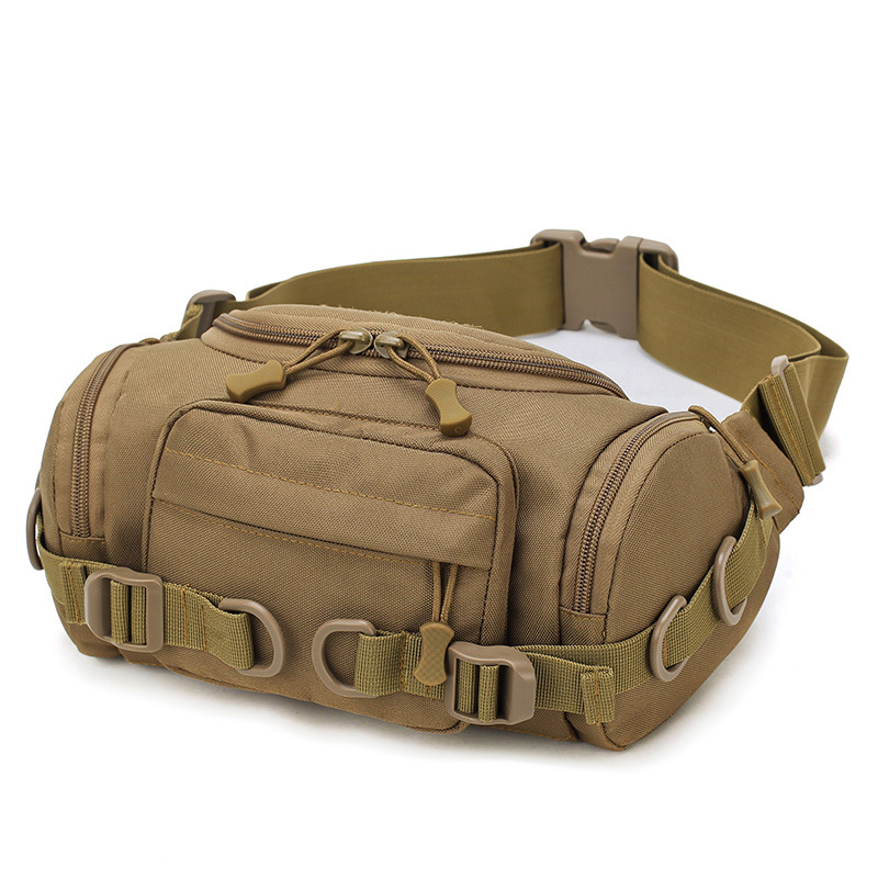 Outdoor waist bag 2020 new waist bag multi-functional single-shoulder messenger bag sports riding bag men's convenient outing bag
