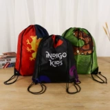 Мешочек, нейлоновый рюкзак, система хранения, из полиэстера, ткань оксфорд, делается под заказ, на шнурках