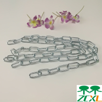 Manufacturer supplies 2 0MM iron ring chain side opening small chain lighting chain fluorescent lamp small hanging chain galvanized chain