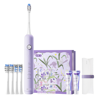 舒客成人电动牙刷鸢尾花礼盒