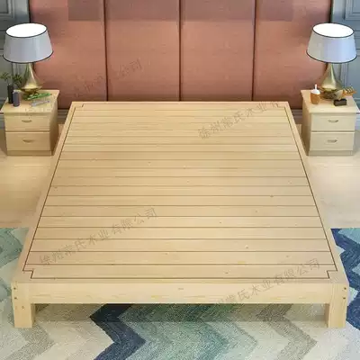 No near the wood bed tatami bed song mu chuang 1 5 m 1 8 meters cot free near the bed frame