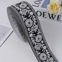 6cm wide curtain lace accessories jacquard webbing vertical patchwork accessories sofa cushions pillows bed flags table flags 6R121