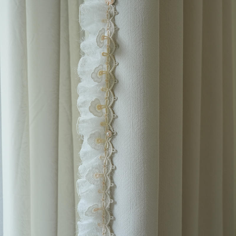 Curtain Lace Trim Feather Lace Accessories Decorative Ribbon Handmade DIY Lolita Ruffle M-942