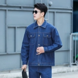 Демисезонный джинсовый износостойкий хлопковый комбинезон, увеличенная толщина, защита от ожогов, делается под заказ