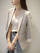 Canary kisser wool blazer womens autumn casual fashion temperament slim small suit top