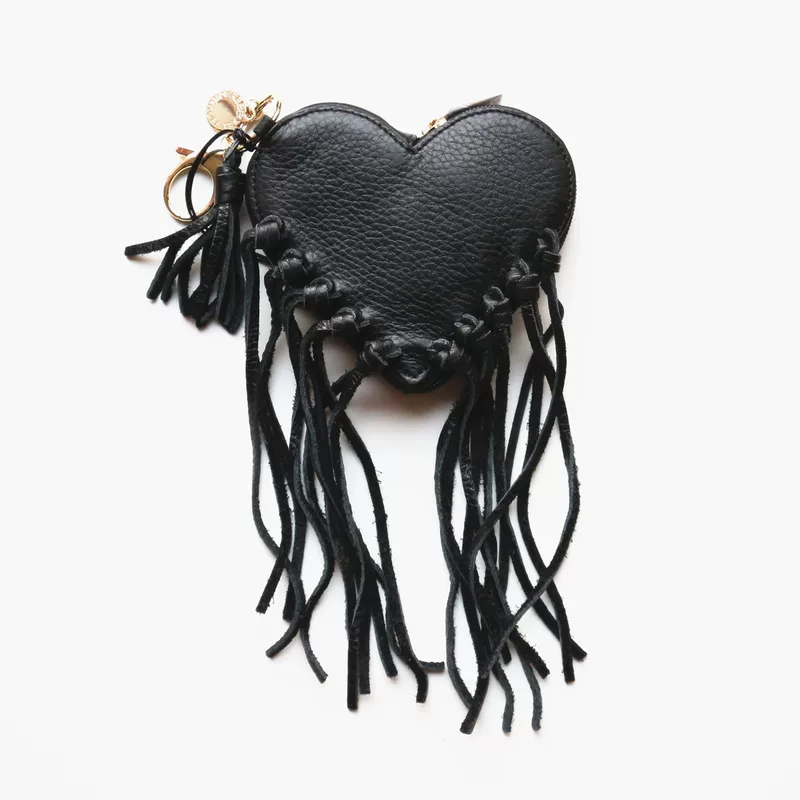 Домашний пятно Rebecca Minkoff Ribeca Kaifer Heart Heart Flavors Key Coin Pass