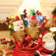 Christmas decorative gift mini bouquet gift box simulation flower Santa Santa Santa Christmas night children kindergarten gift