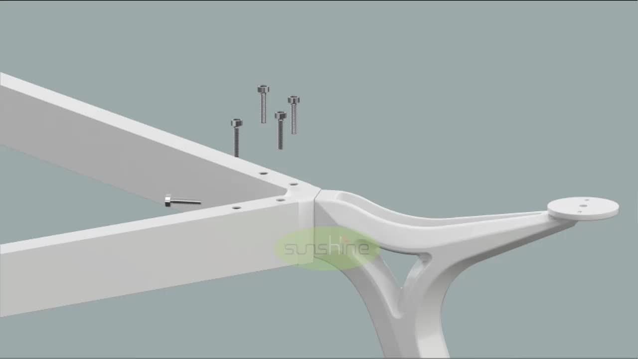 Wholesale Cheap Modern Office Table Legs Oem Odm Furniture Desk Feet Metal Office Workstation