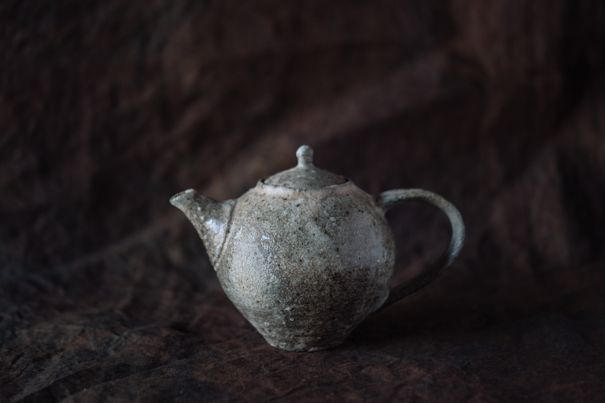 八田亨柴燒茶壺片口花器茶盤水罐花瓶自然釉日本陶藝家手作現貨-淘寶