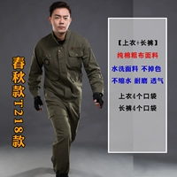 Весенняя и осенняя армия зеленый 218 [топ+брюки] дайте ремень