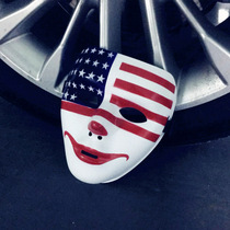 Painted Chinese national flag mask American Flag Street Dance World Cup portrait Halloween v Word mask male adult
