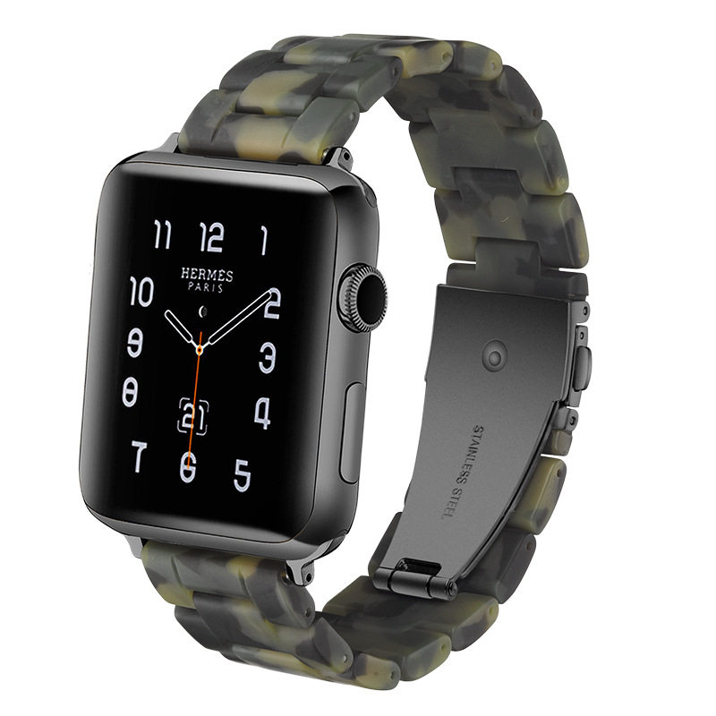 2019 Application of the AppleWatch Resin Watch with Apple iwatch12345 Smart Hand Watch with 42