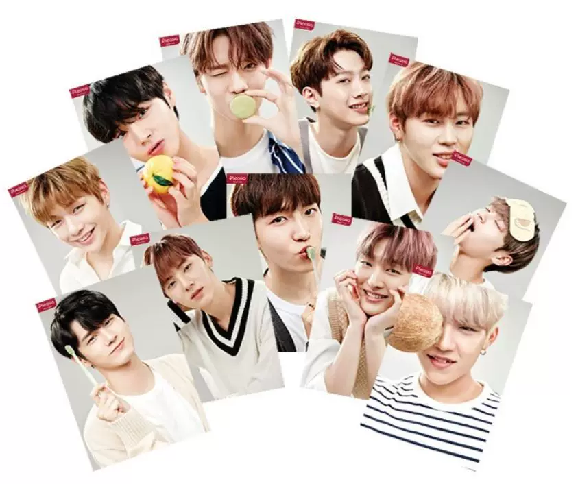 Паста-материалы Spot Wanna One одобренная Pleasia новая версия зубной пасты портрет участника внешний бокс ограниченная серия бесплатная доставка