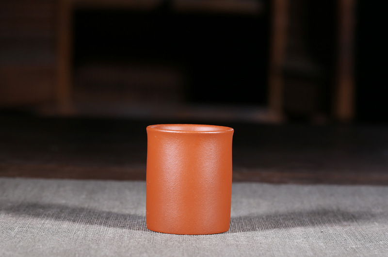 Yixing Zisha Thạc Sĩ Cup Zhu Mu Chén Trà Zen Road Dharma Bài Viết Của Con Người Cup Khắc Trà Bát Quà Tặng đồ gốm bằng đất sét