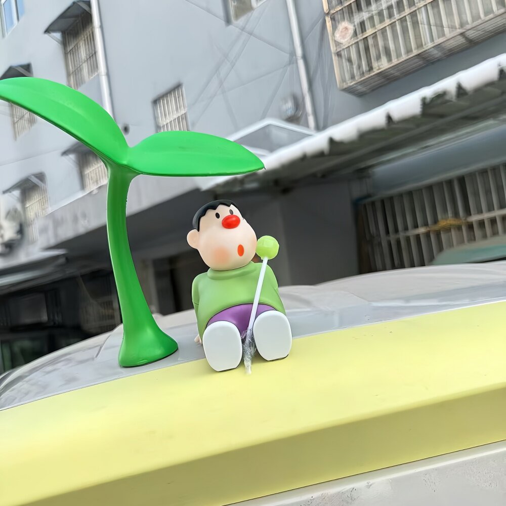 Car roof sapling decorations, grass ornaments, motorcycle and electric vehicle 3D car stickers, antenna exterior decoration, trunk decoration